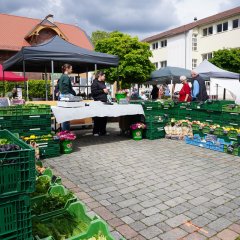 Eindrücke vom Eröffnungstag des ersten Pfungstädter Naschmarkts