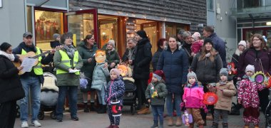 St. Martins-Umzug, Eltern mit Kindern