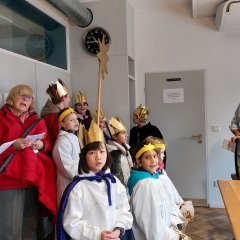 Sternsinger zu Besuch beim Bürgermeister